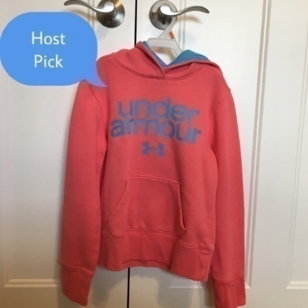 Under Armour Girls size medium hooded sweatshirt